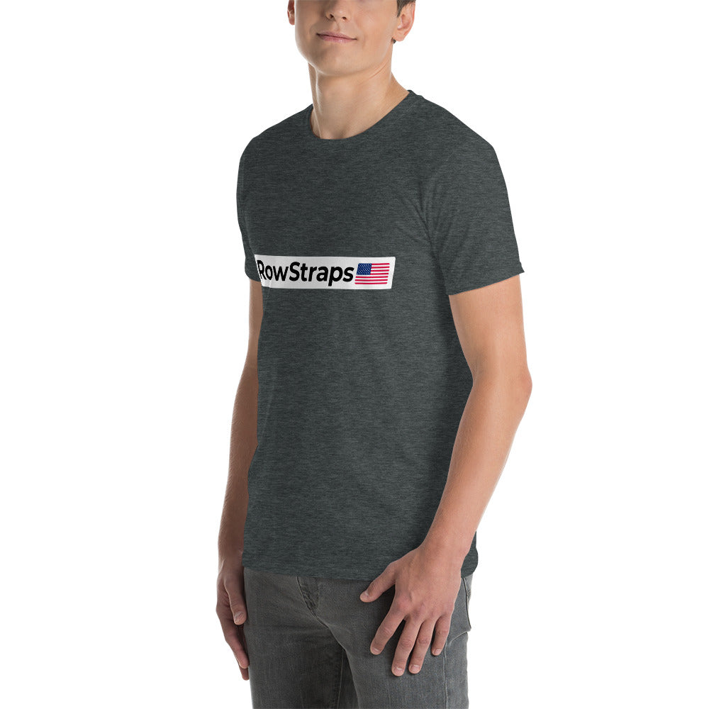 RowStraps Logo Black-on-White T-shirt