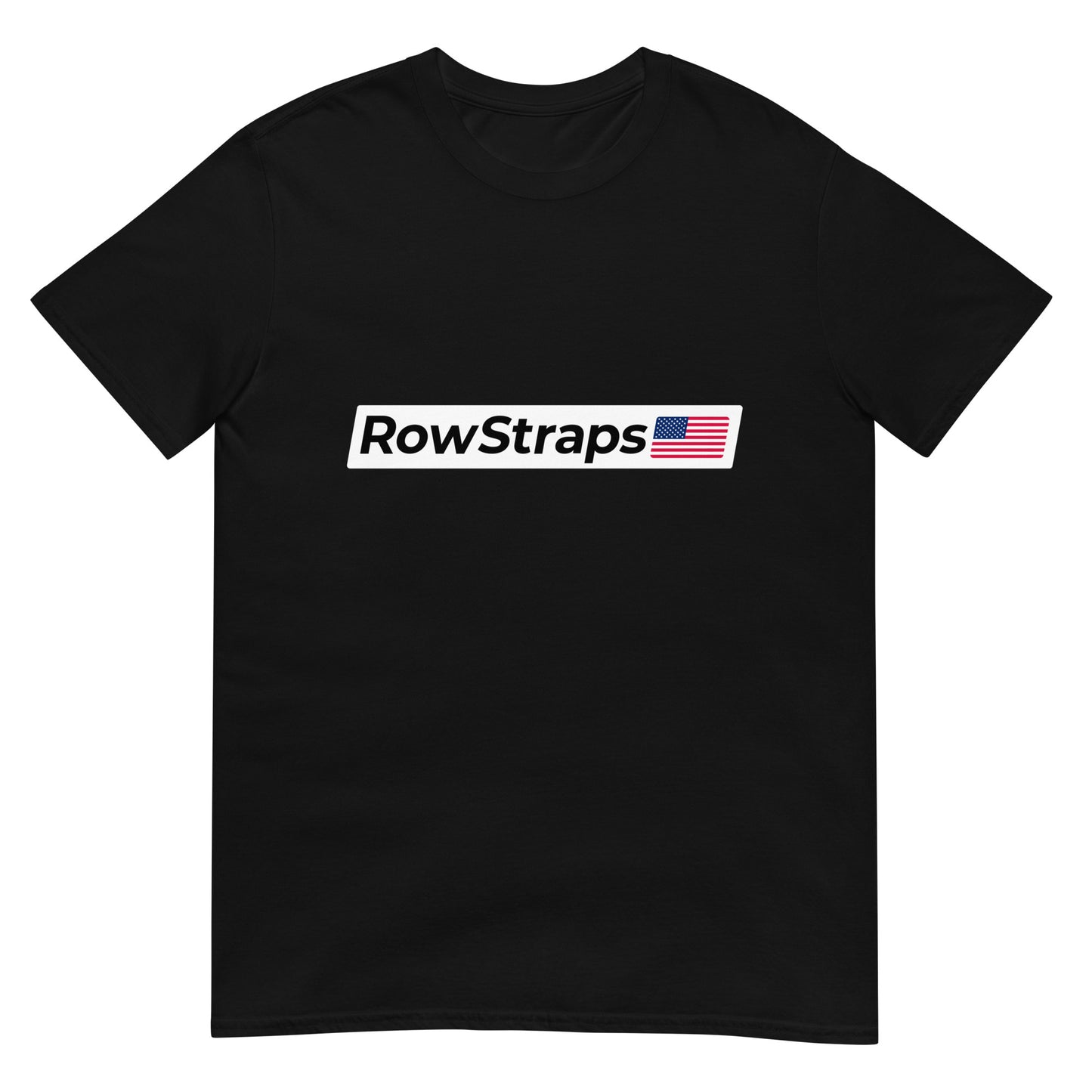 RowStraps Logo Black-on-White T-shirt